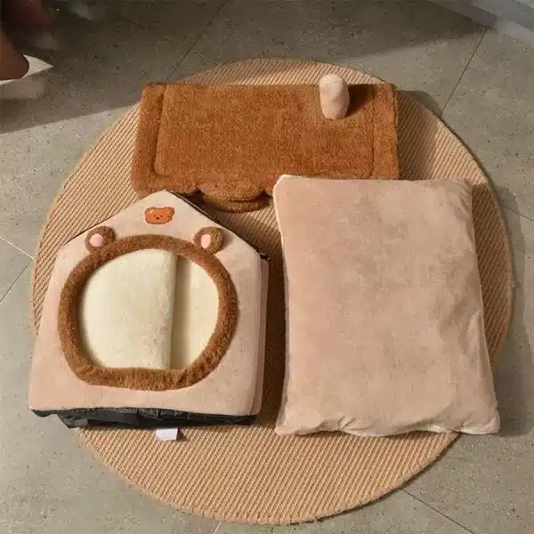 MeiaLua– Casinha Dobrável e Aconchegante para Gatos - Image 3