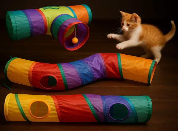 Tunel Dobrável para Gato